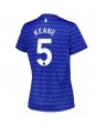 Everton Michael Keane #5 Domácí Dres pro Dámské 2025-26 Krátký Rukáv